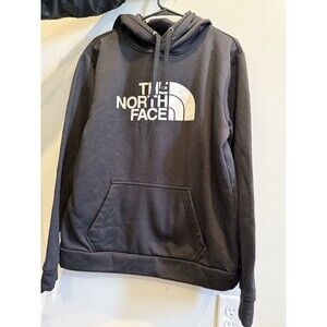 Men's Black The North Face Hoodie Hooded Sweatshirt Skate Beach Medium